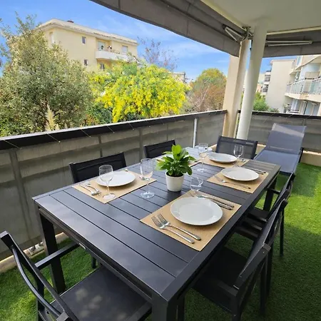 Le Mimosa Prestige - T3, 6p, Terrasse & Parking