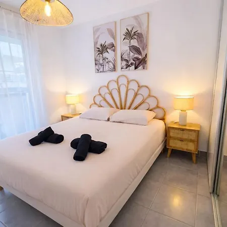 公寓 Le Mimosa Prestige - T3, 6p, Terrasse & Parking *