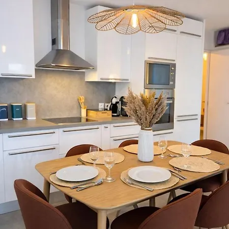Le Mimosa Prestige - T3, 6p, Terrasse & Parking 公寓